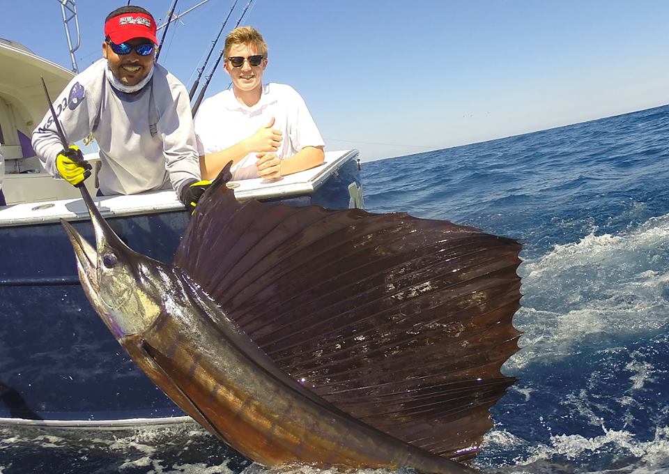 Dylan Falls First Sailfish